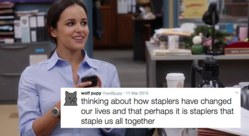 startofamoment:b99 + text posts: @wolfpupy tweets edition