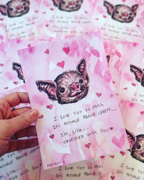 brettisagirl:I just added some of these cute and disturbing v-day prints to my etsy shop! This is on