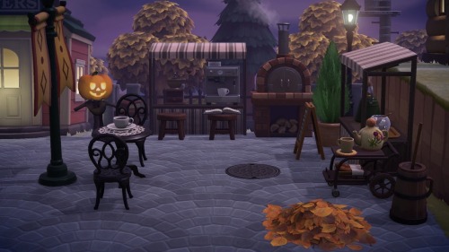 The Town Square + Coffee Corner(stalls inspired by @Hiiragi_ac11 and @pochette02)