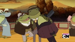 little-miss-kitschy:  And now it’s time for another “OTGW is actually just a showcase of cool old stuff” post. The episode “Lullaby in Frogland” (top picture) has been already been compared to a silent, stop-motion film called “Frogland,”