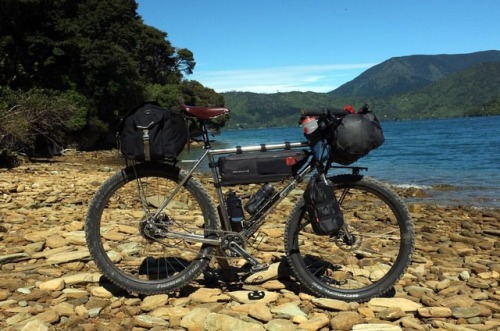 svencycles:A Pathfinder fully loaded in NZ now some were in Nepal #madeinengland #dorset #portland #