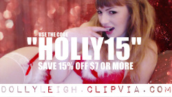 Inteligasm:  Dollyleighofficial:  Missed Out On My Big Friday Sale? No Worries! You