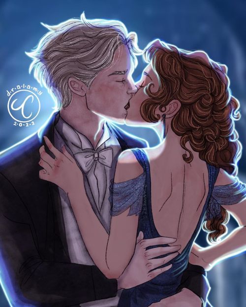 dralamys: The Right Partner . Yule ball 8th year . #dramione #dracomalfoy #hermionegranger #illustra