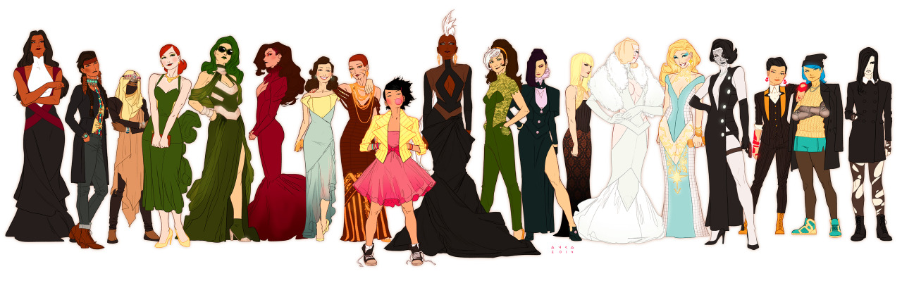 kristaferanka:  Ladies of X 2 Monet Dani Moonstar Dust Jean Grey Polaris Scarlet