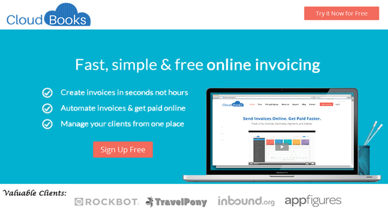 CloudBooks makes it easy to get paid faster Information in the cloud Invoice for multiple businesses