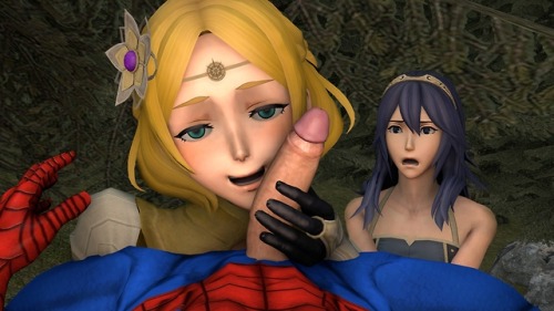 Cuckold Lucina. Lianna wants to suck on Spider-Man’s cock