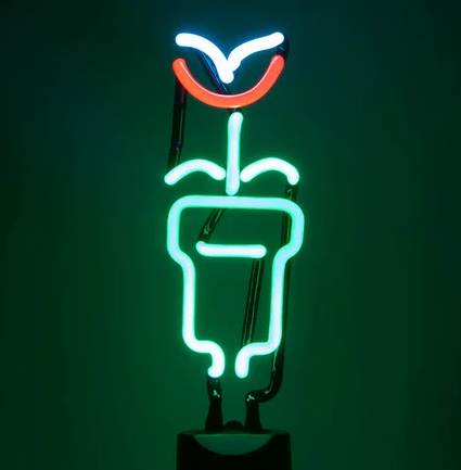 retrogamingblog:  Neon Nintendo Lamps made by fanfitgaming
