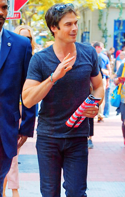 Ian Somerhalder out at San Diego Comic Con 2013