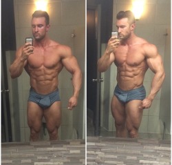Musclegodselfies:  One Of The Hottest, Most Perfectly Proportioned Muscle Physiques