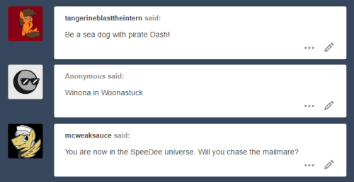 askwinonadog:@askpiratedash, @woonastuck / @egophiliac, @equestrian-post   | Patreon |    M!A: 2/10  x3!