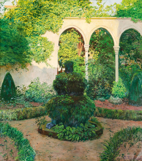 Santiago Rusiñol -  Villa Aldobrandini  Santiago Rusiñol - Jardí de Can Puig Santiago Rusiñol - The 
