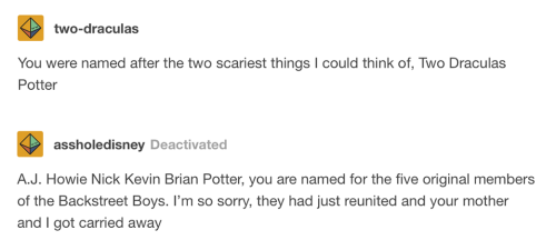 rachaelmhill: moonquakelake: my favorite alternate names for harry potter’s youngest son @perp