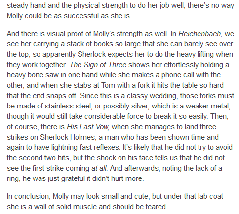 *SMIRK* Aw. That’s cute.Look at them trying so hard to prove why Molly is the strongest female