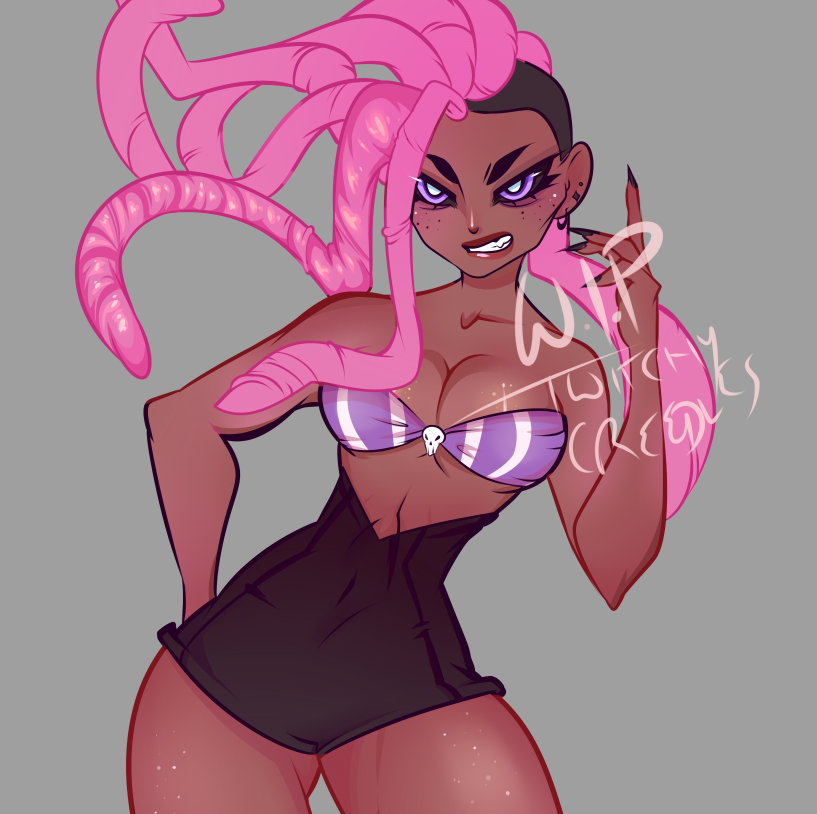 W.I.P for Laliâ€™s younger sister!! Dreadlocks kill me&hellip;