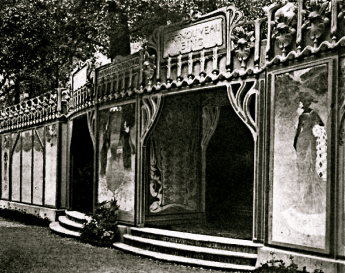 hideback:Art Nouveau Pavilion at the Exposition Universelle of Paris, 1900 Siegfried Bing (aka Samue