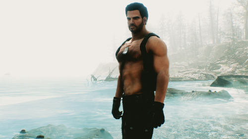 nine61291:  Danse wanted to go into the sea by itself, so I have made some shots of him ….