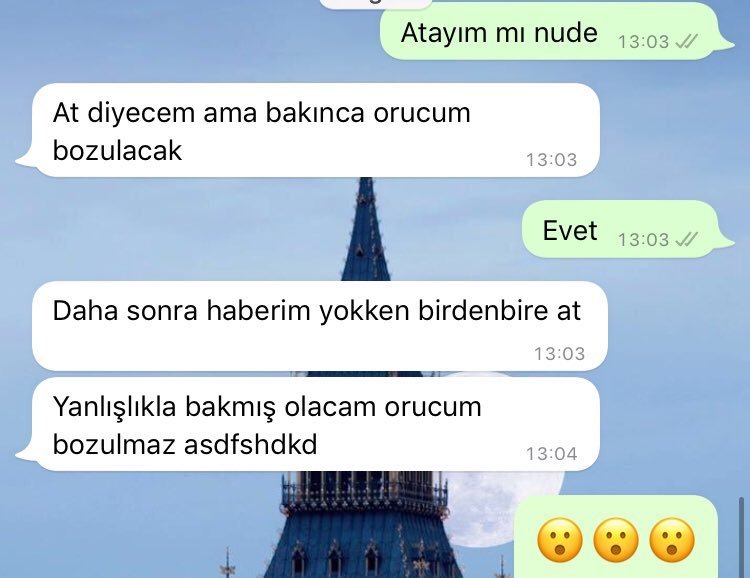 Atayım mi nude At diyecem...