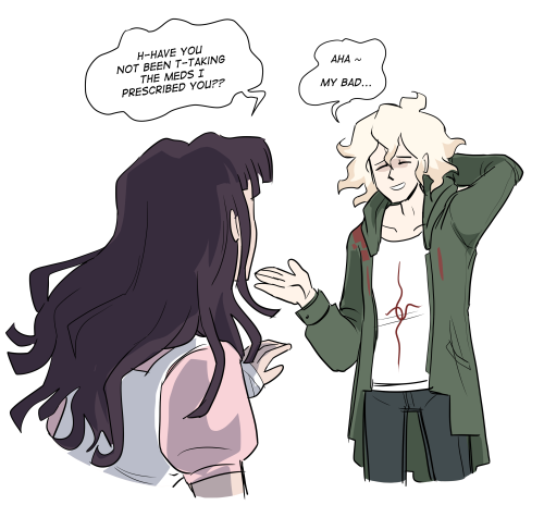 ariespetal: Nagito becoming a mom-friend magnet post game and getting to be closer with all of his c