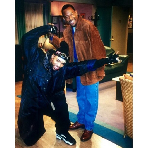 Martin Lawrence and Method Man on the set of Martin! #tbt #throwbackthursday #LoudHipHop #hiphop #hi