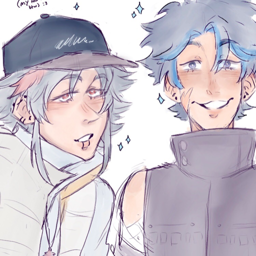 kat-artzz:  Its kind of messy? So i might redo this oneeee, but have some precious boys because i doodled this at like 1 am (probably why it looks so messy lol)