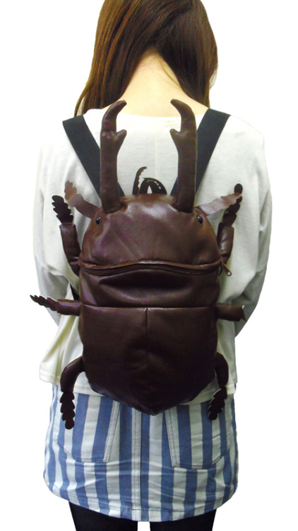 primafeuille:Giant Stag Beetle backpack