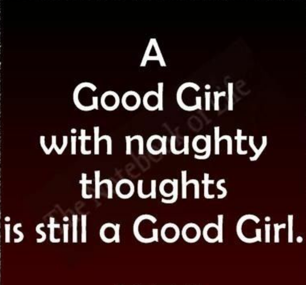 No no&hellip;shes a GREAT girl!