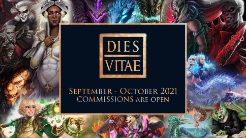 diesvitae:My commissions are finally open again!Last chance this year!For more info check my website