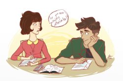 xyonce:  i’d like to thing if they were in high school kai would ask jinora to tutor him in calculus as a way of asking her out bc shes so smart and pretty and everything and she makes him nervous (▰˘◡˘▰)  