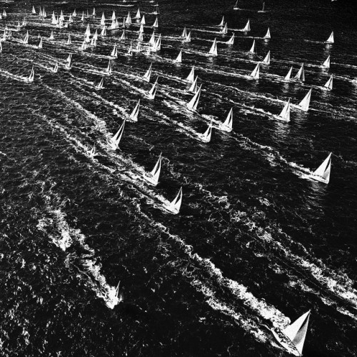 kurtarrigo:  Throwback from Barcolana  #sail #Mediterranean #yachtracing #blackandwhite #takemethere
