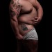 bearmythology:zakksh:Sexy Irish Strongman, Chris McNaghten. And he’s part of the family! Loving his accent. *swoons* Like man and towel.