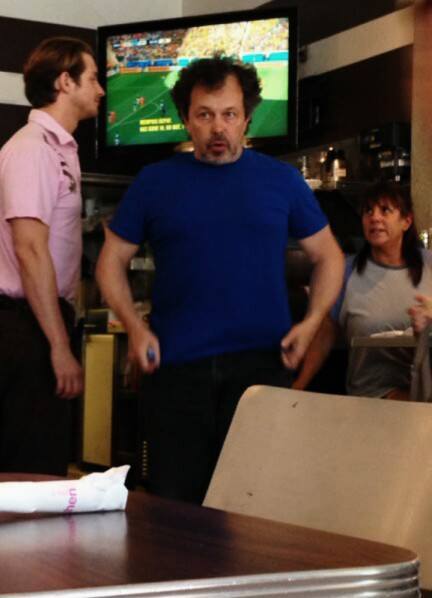 shadows-of-a-fallen-angel:   mishardor:  bellamyclarke:  bellamyclarke:  METATRON IS EATING BREAKFAST BEHIND ME   GUYS I’M NOT KIDDING  RUN  JUST RUN YOU CAN GET BACON LATER JUST GO 