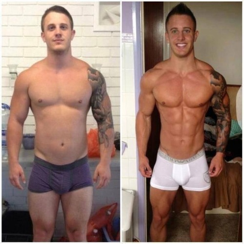 Body transformation before after