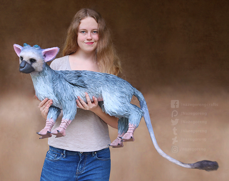 nazegoreng: Trico: The Last Guardian - Handmade art doll  Wow, I never thought I’d