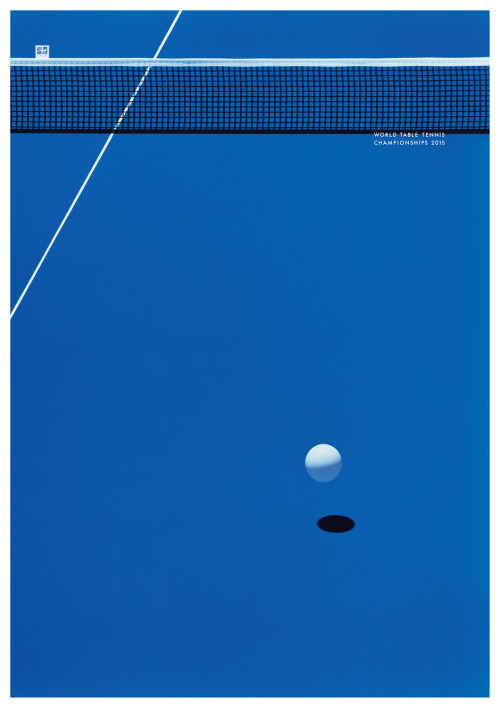 gurafiku: Japanese Poster: World Table Tennis Championship. Uenishi Yuri. 2015