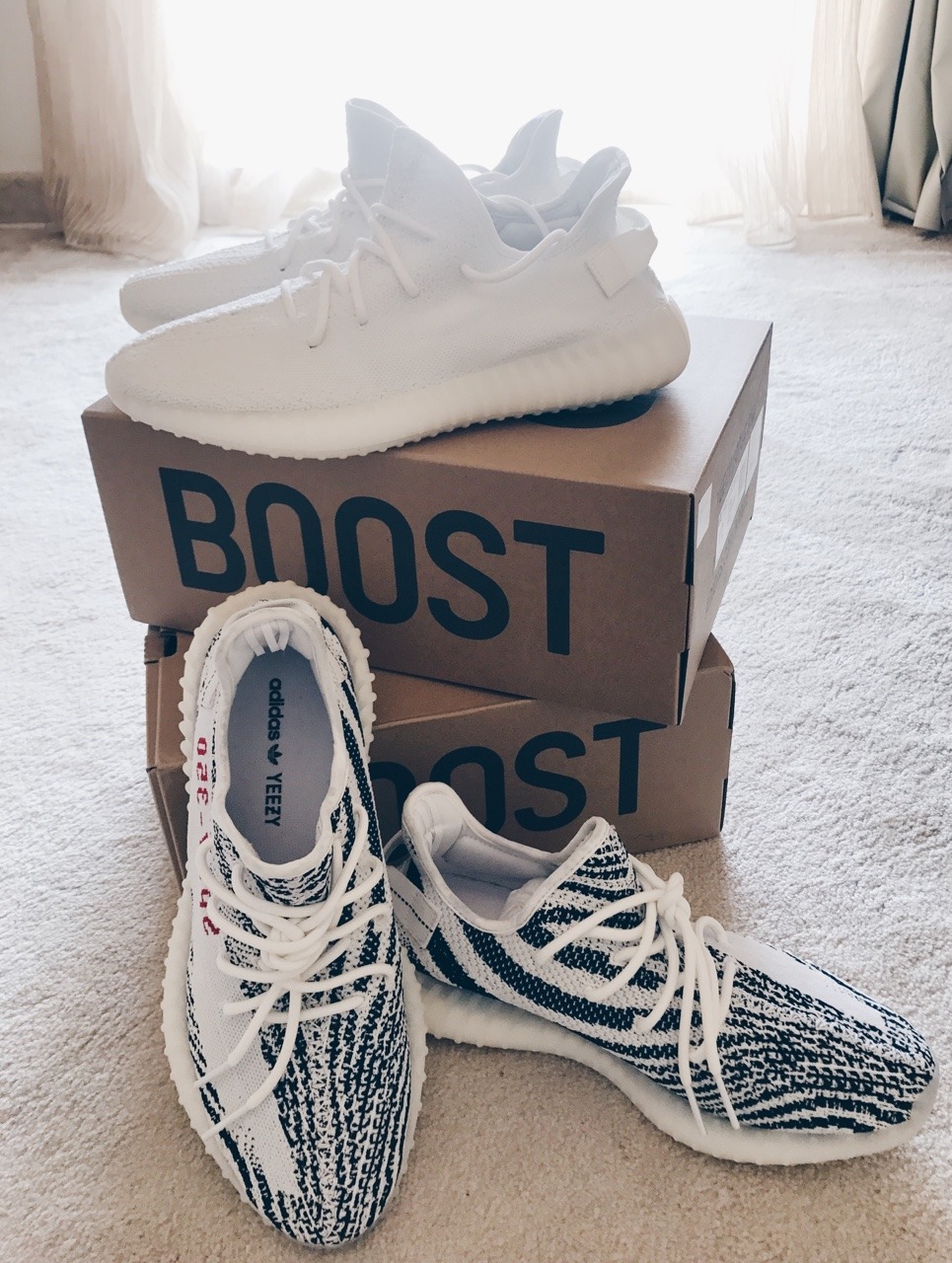 yeezy zebra tumblr