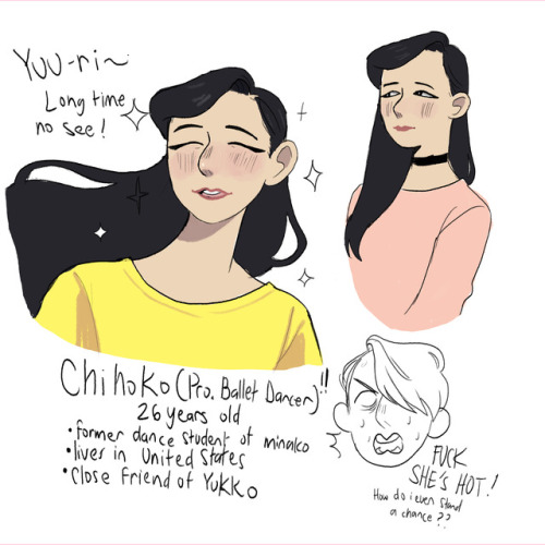 YOI twitter dump part 2 : AU where Chihoko is actually real