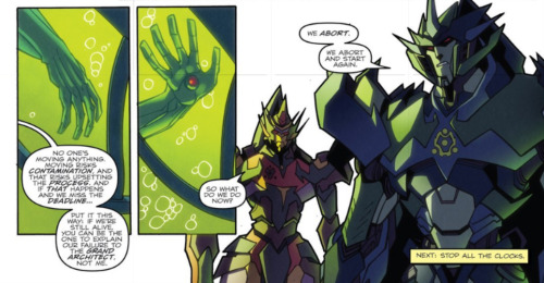I wonder who are those people and what is the mysterious organization?Grimlock drew their symbol, it