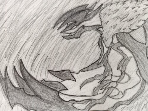 Yveltal For The Sketchbook !! (May Or May Not Have Been Drawn For My Partner :>)