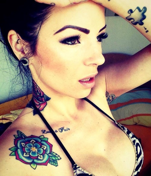 tattooedladiesmetal:  Natalie Addams