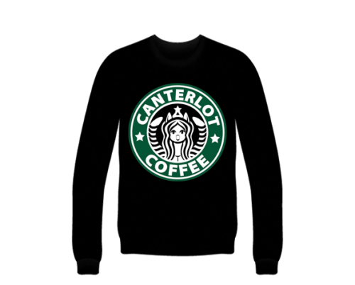 Grab your own design of Canterlot Coffee Sweatshirts & more now only at unamee.com! 