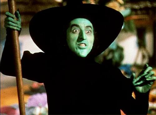 wehadfacesthen: Margaret Hamilton as the Wicked Witch of the West in The Wizard of Oz  (Victor 