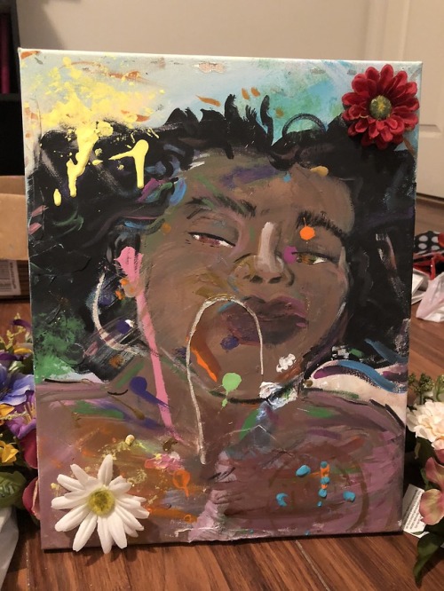 I Once Painted A Canvas With A Boy We Made Art Together  That Boy Was Not Nice One Day I Punched