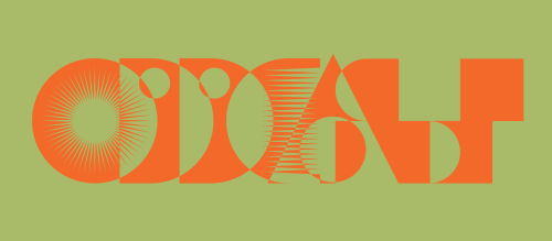 Experimenting with type for ODDCAST. 