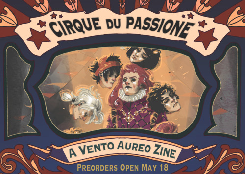  Here is my preview for Vento Auero circus zine.I am proud to be part of the Cirque du Passione Zine
