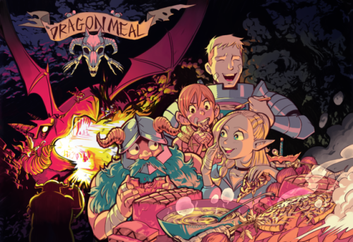 Did a fanart for a Dungeon Meshi fanzine a while back, I REALLY love this series and I highly recomm