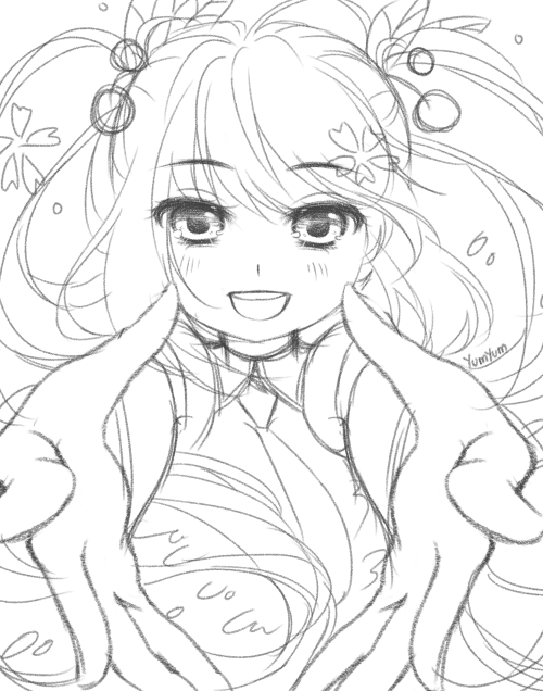 Sakura Miku doodle