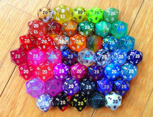 battlecrazed-axe-mage: I wanted to save this for a milestone, but…what the heck, why not? Let’s have a follower appreciation dice giveaway! ♥ This one will be followers only, for y’all who’ve stuck with me so far. Thank you so very much! Winner
