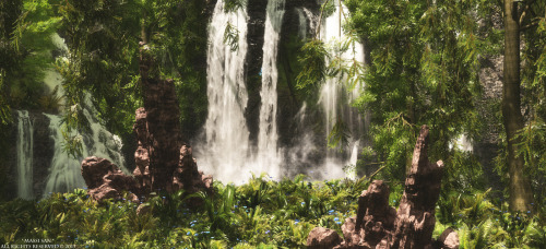 normaliteabreak:  The Waterfalls(revisited)© by ~Massi-San  ~