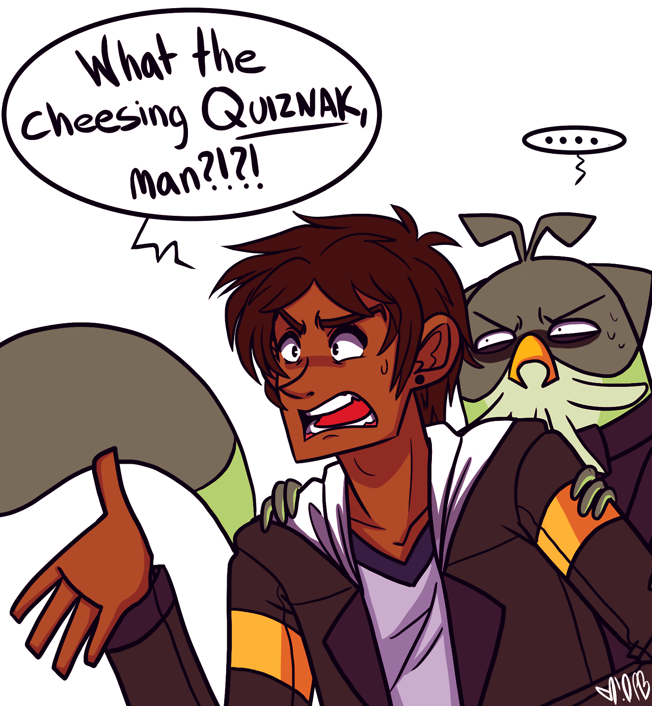 legendary-defenders:  Current MoodRandom doodling led to a very scared and confused