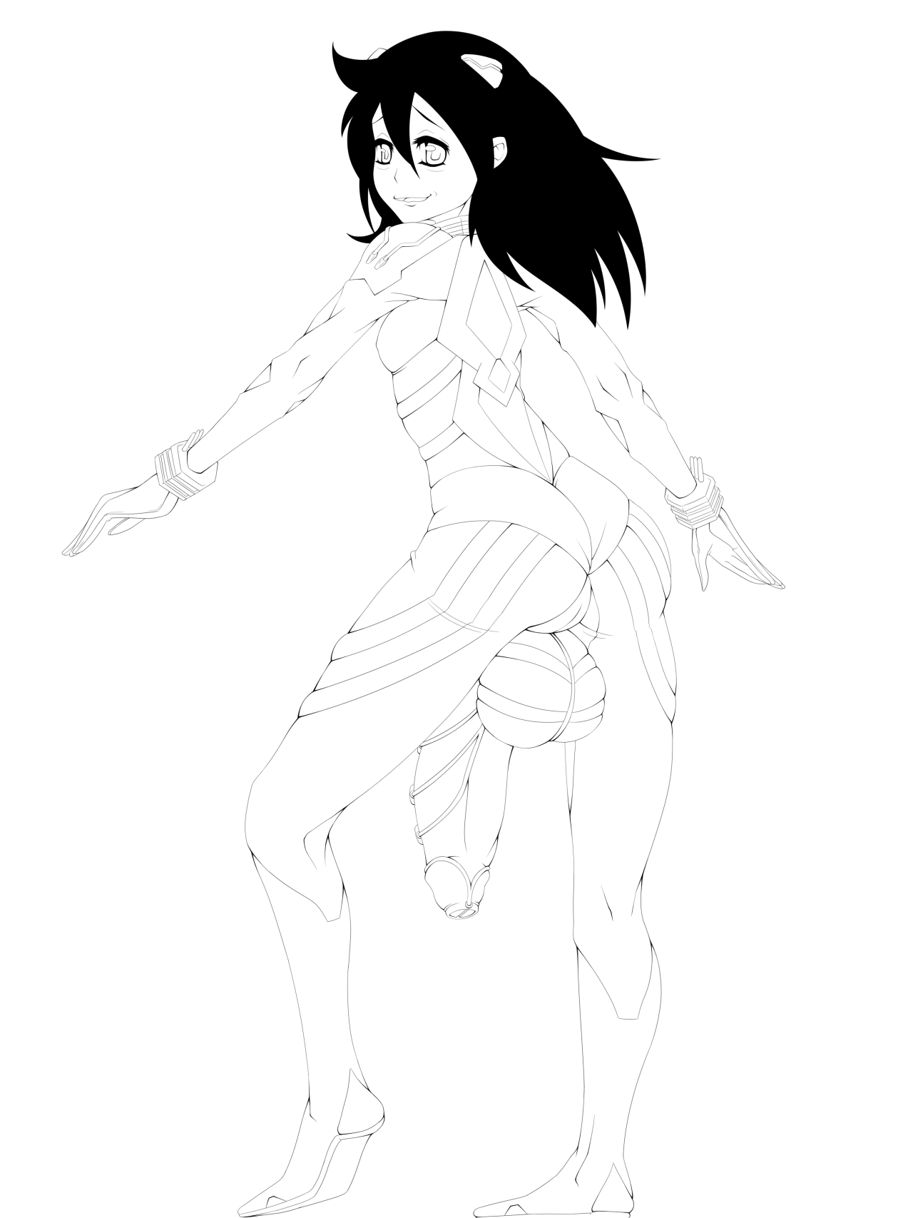 raakiledraws:  Tomoko from Watamote in a plugsuit. Technically SFW but there’s